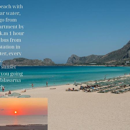 Center Manolia Dream 3 Bedroom Apartment 100M Away From The Beach La Canea Exterior foto