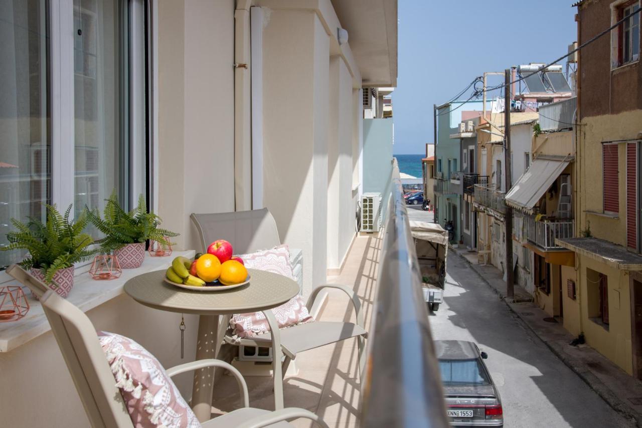 Center Manolia Dream 3 Bedroom Apartment 100M Away From The Beach La Canea Exterior foto