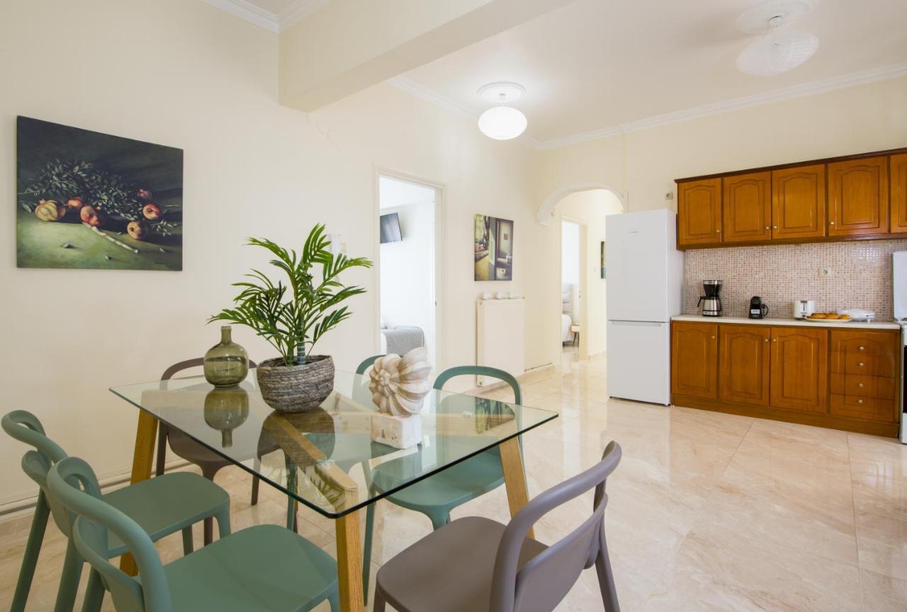 Center Manolia Dream 3 Bedroom Apartment 100M Away From The Beach La Canea Exterior foto